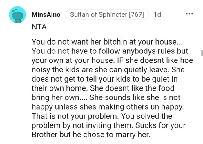 You do not have to follow anyone's rules except your own in your house