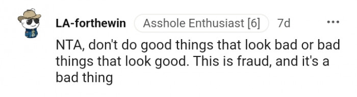 This is fraud and it is a bad thing