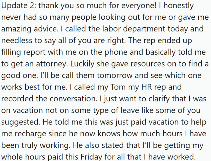 OP posted an update: