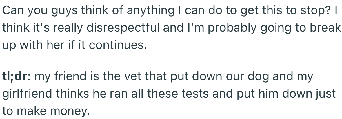 OP came to Netizens for advice on how to handle the situation