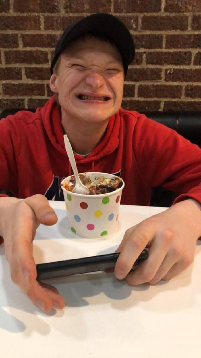17. Took my autistic brother out for ice cream today for the first time in months.