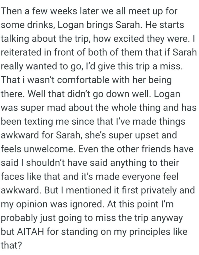 The OP mentioned it first privately and his opinion was ignored