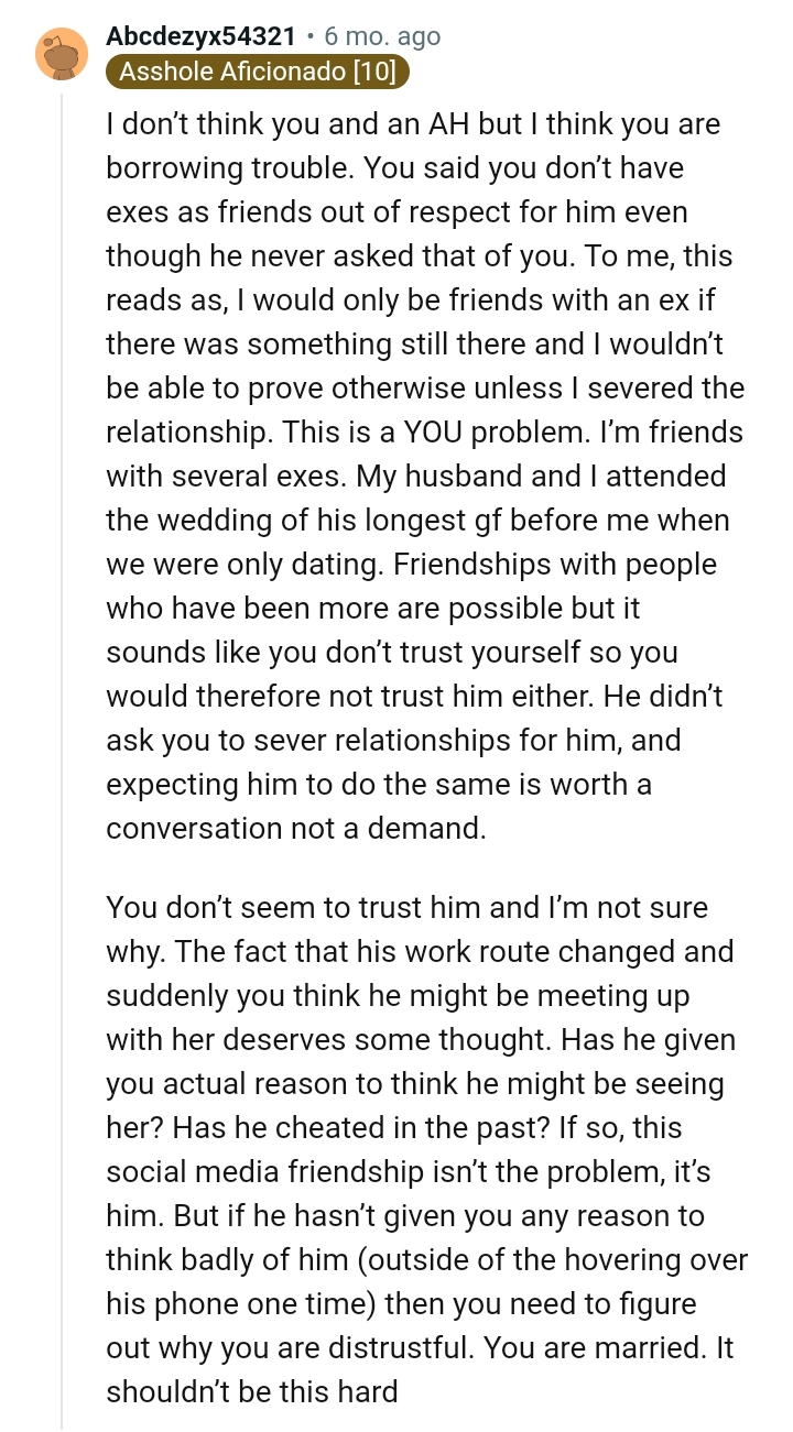 He didn't ask the OP