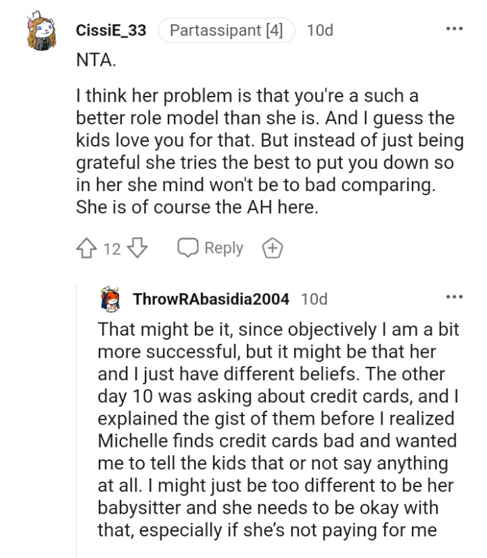 The only AH here is the boyfriend's mom