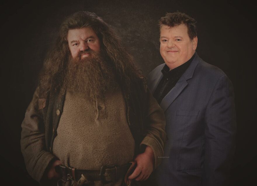 1. Robbie Coltrane And Hagrid