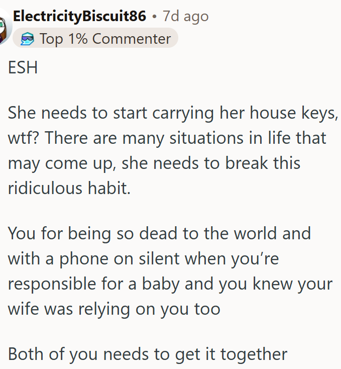 Both of Them Need to Be More Responsible and Start Acting Like Adults.