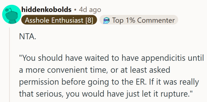 Sometimes sarcasm is the only language that cuts through cruelty.