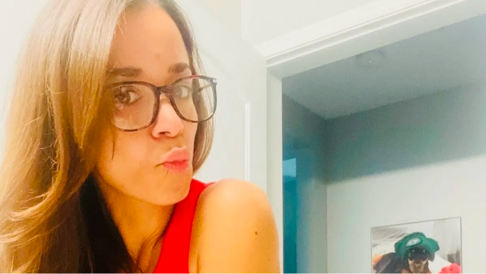 LAPD warning signage, community members supporting investigation into missing woman case