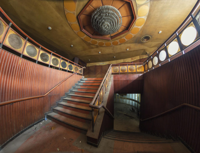 Despite its current state of ruin, the theater retains a certain charm.