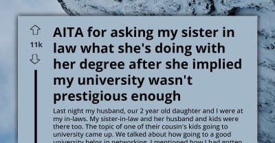 This Woman’s Sister-In-Law Mocked Her University, But The Question That Followed Silenced The Room