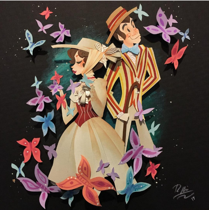 Mary Poppins & Bert from Mary Poppins