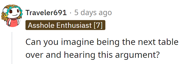 The dessert debate, a riveting dinner theater for neighboring tables!