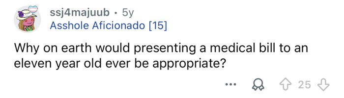 It’s inappropriate.