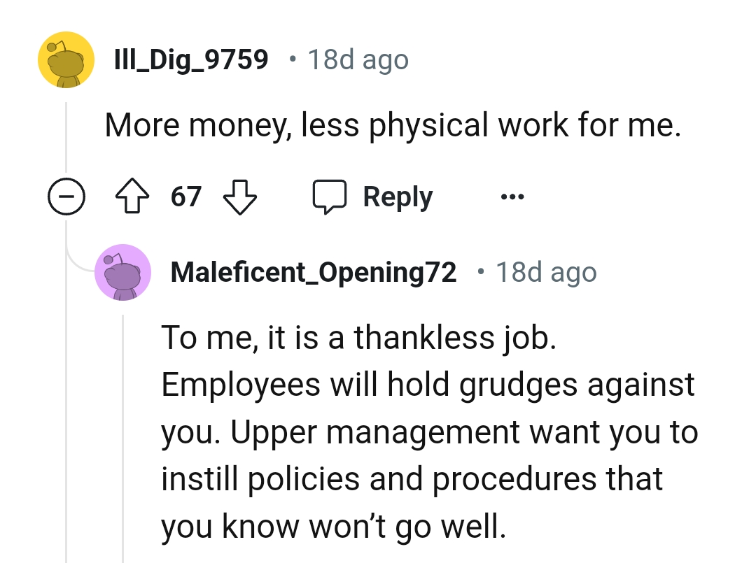 5. Employees will hold grudges against their managers