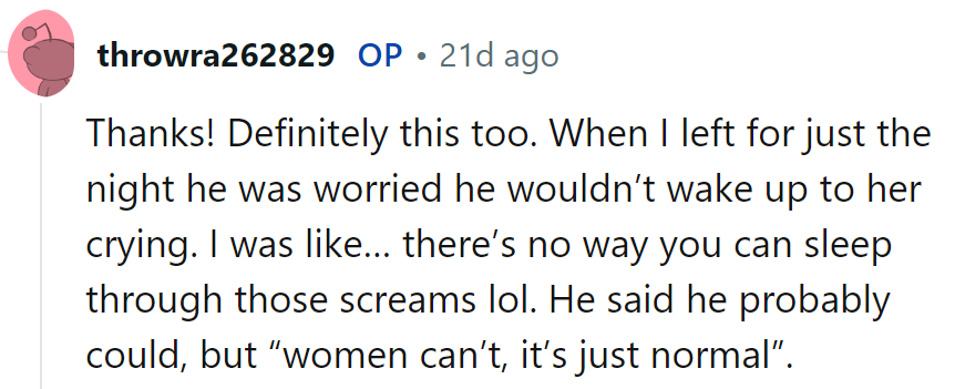 Those baby cries are the ultimate alarm clock. Dad's in for a rude awakening!