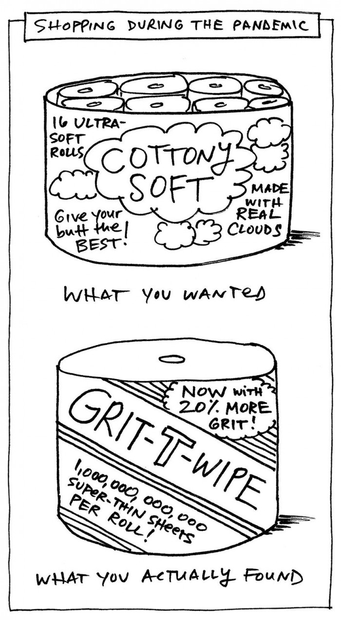 37. Should Never Run Out of Toilet Paper