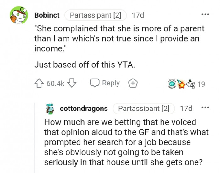 He might have voiced that opinion out loud.