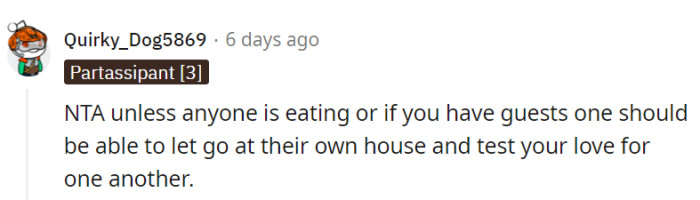 A true test of love?