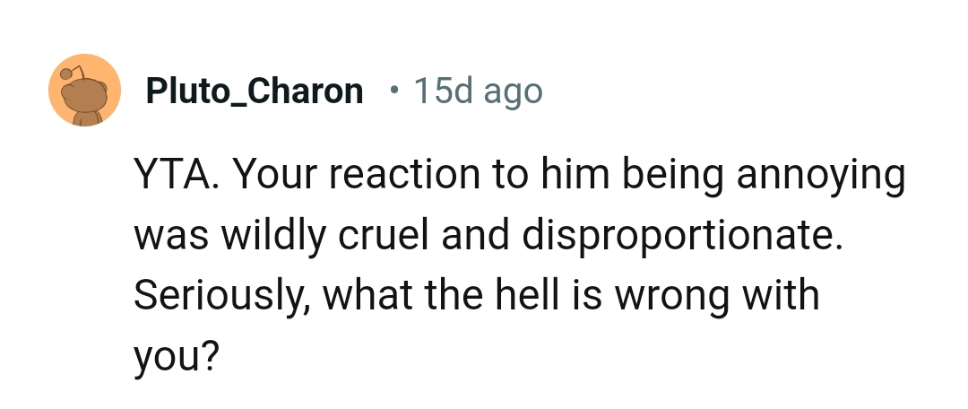 This Redditor can’t fathom what is wrong with the OP