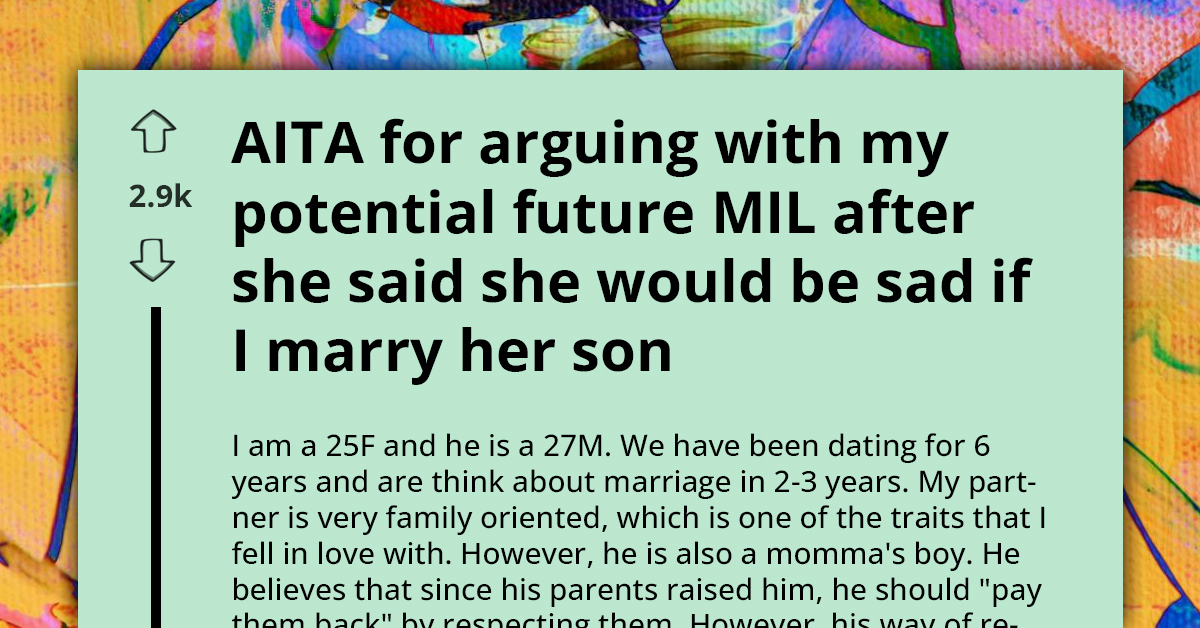 Woman Gets Into Argument With Potential Mother-In-Law After She Expressed Sadness At The Thought Of Her Marrying Her Son