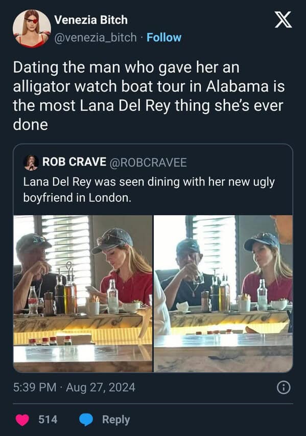 4. The most Lana Del Rey thing ever she's done