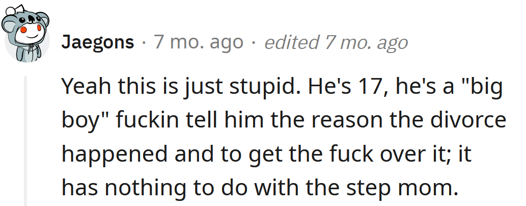 Just tell him already!