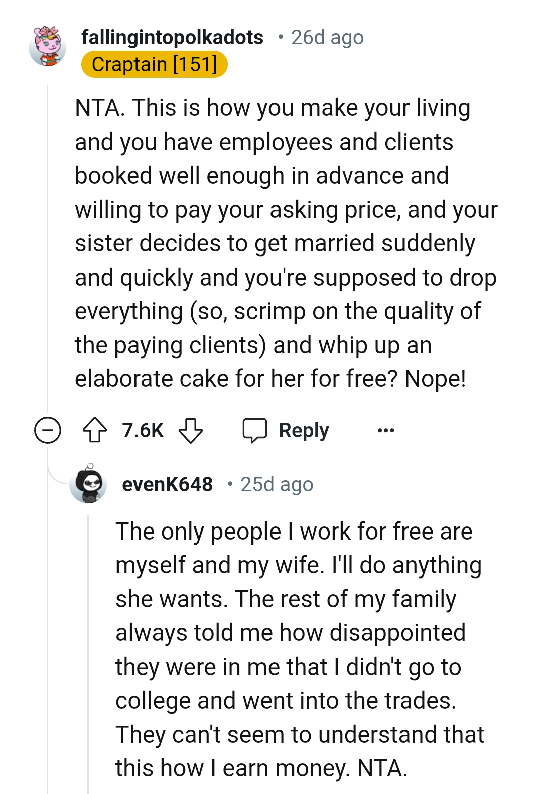 This is how the OP makes a living