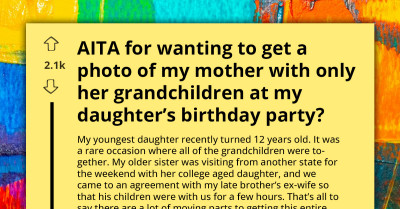 Redditor's Brother Refuses To Talk To Her After She Removed His Daughter From Family Photo
