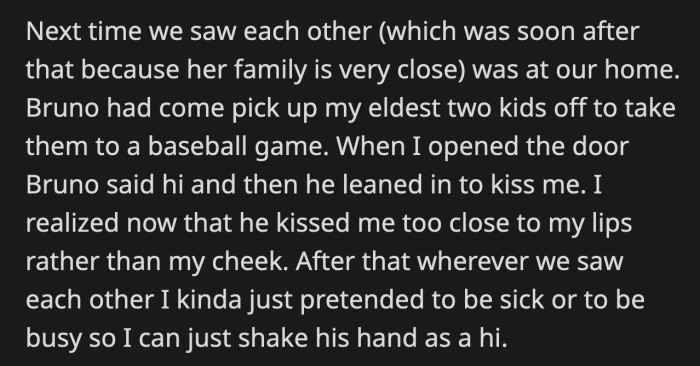 Sandra told OP that he was exaggerating because her brother was just joking