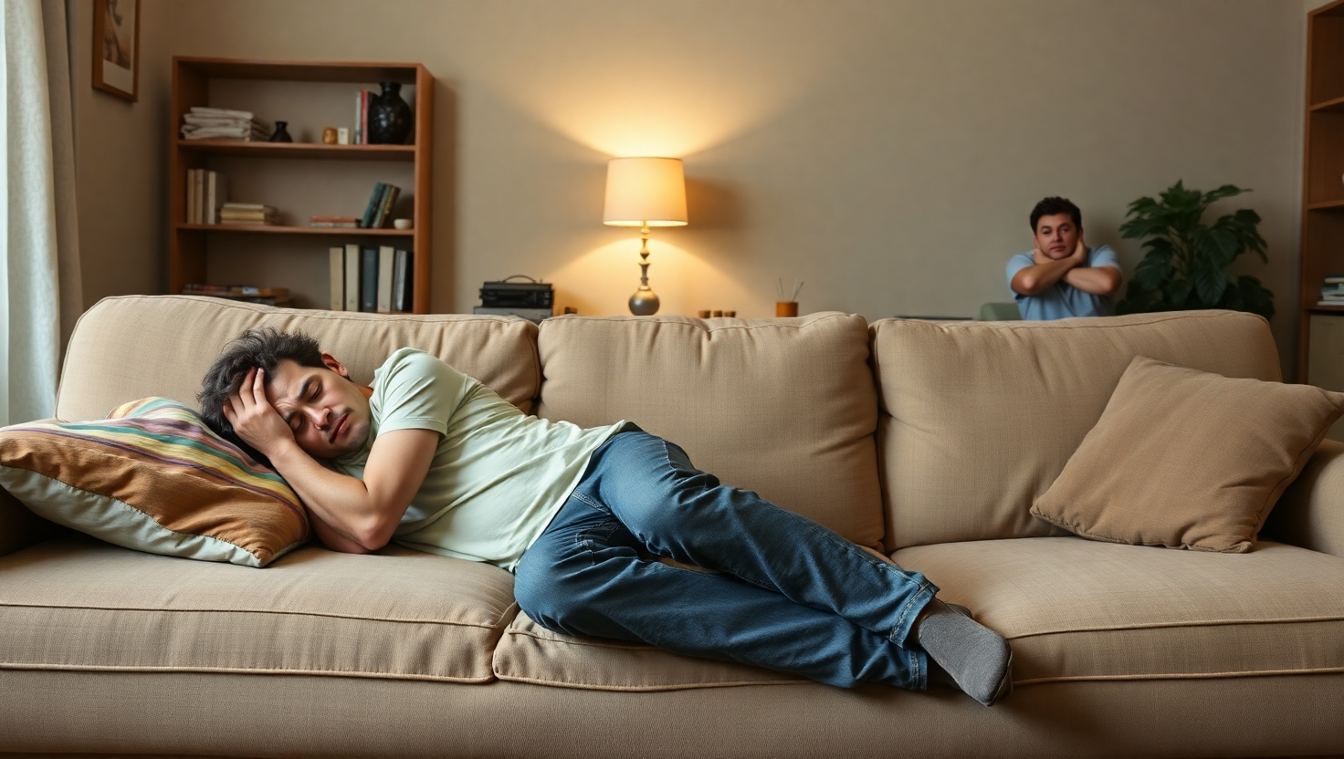 Struggling with Partner's Best Friend Napping Daily at Our Place - AITA for Needing Space?