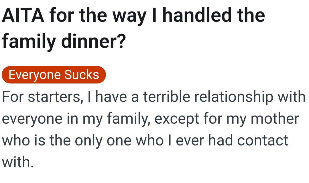 The OP Kicks Off Her Story