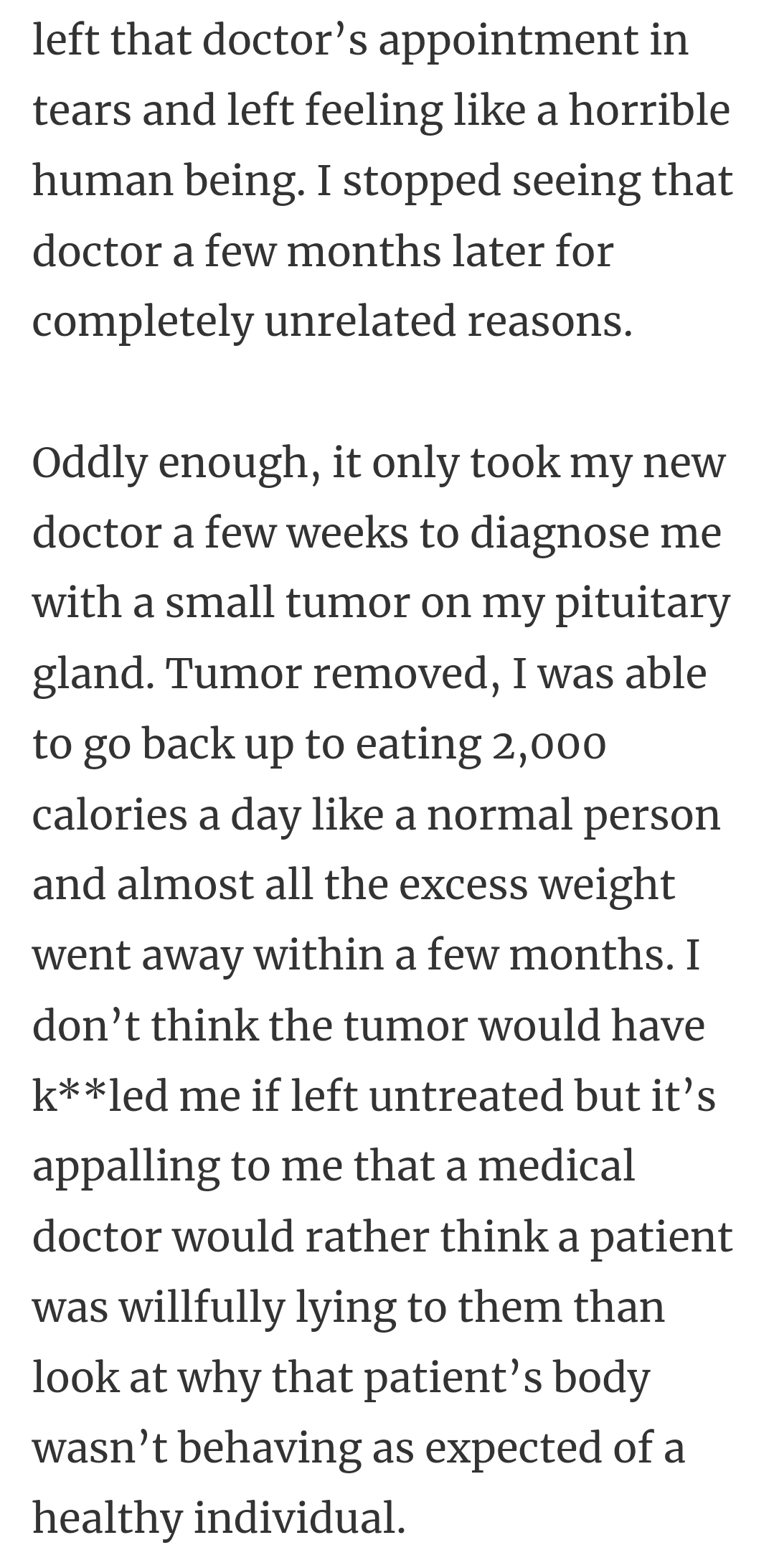 The doctor's appointment