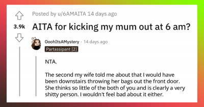 Man Kicks His Mother Out Of His House After She Started Acting Crazy And Calling His Wife A B-Word