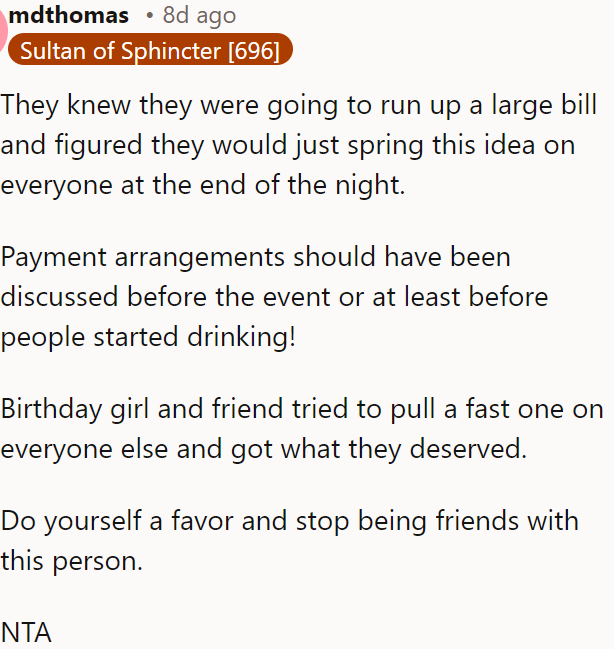 It's best to end the friendship.