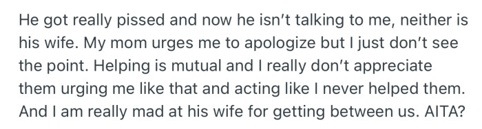 Now both brothers aren’t talking to each-other