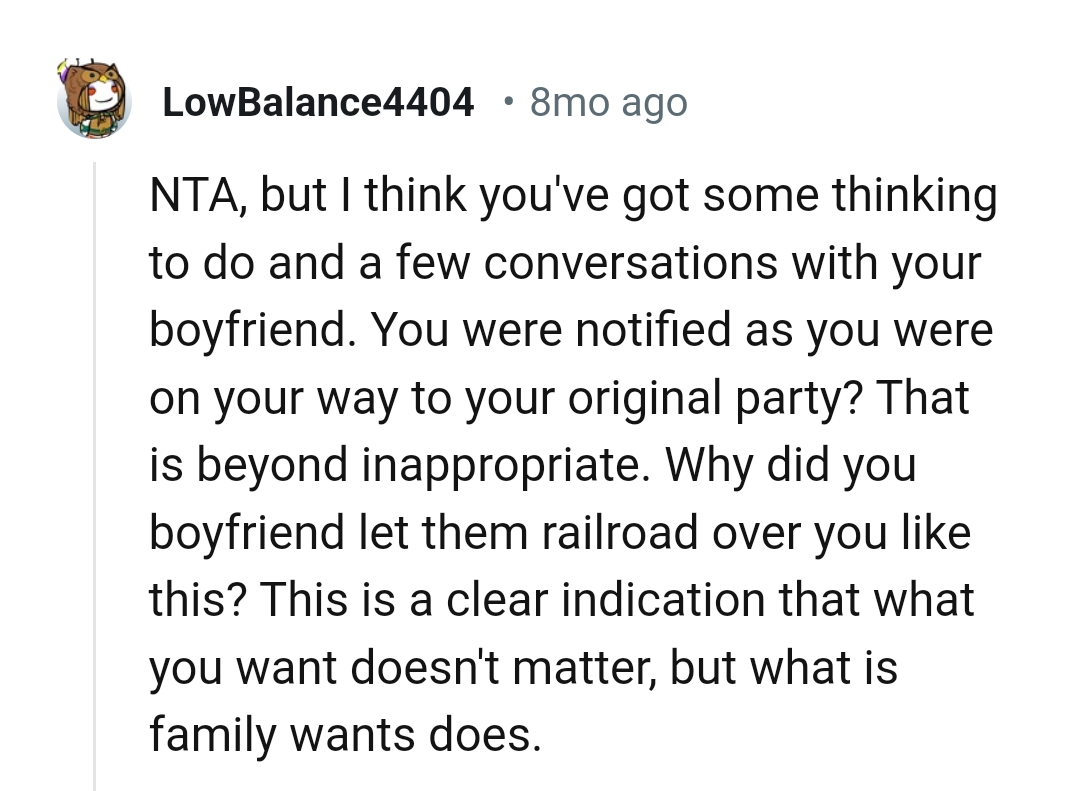 This is a clear indication that what the OP wants doesn't matter