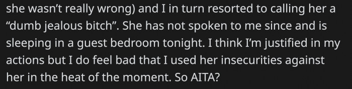 Then it prompted him to say something hurtful as well