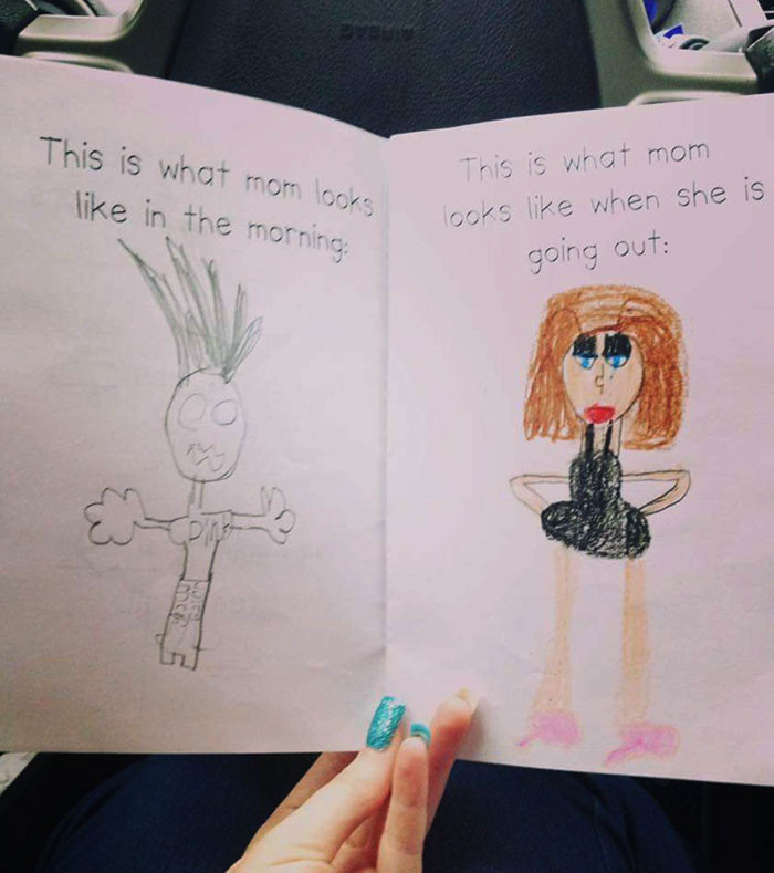 7. My Friend's 6-Year-Old Daughter Drew This At School