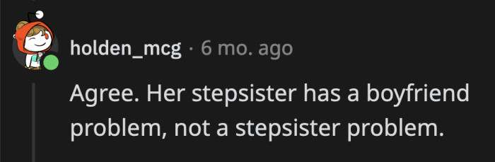 If her boyfriend really did stare at OP, then the issue is with him, not OP or her clothes.