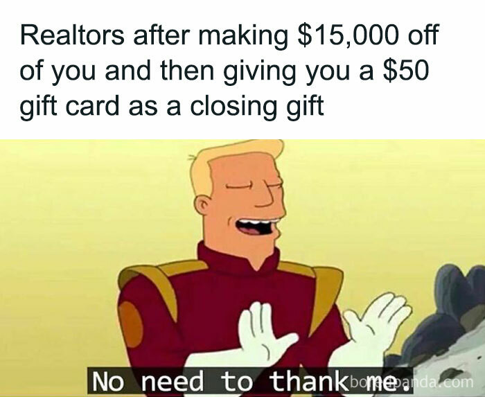25. That's still pretty generous considering it's a realtor.