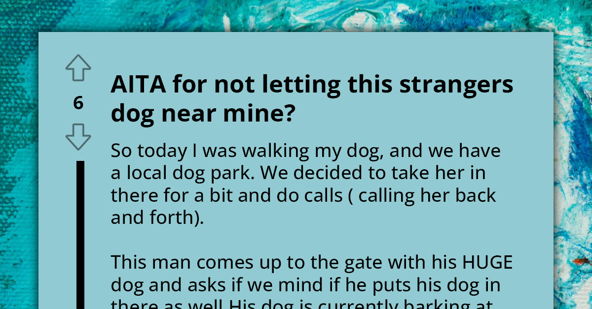 Online Users Criticize Owner For Barring Large Dog From Park Due To Her Pet's Anxiety