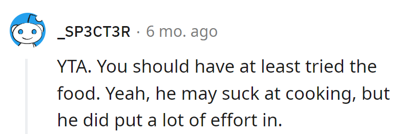 True, like a bad movie, taste before the review! It's the culinary critics' code.