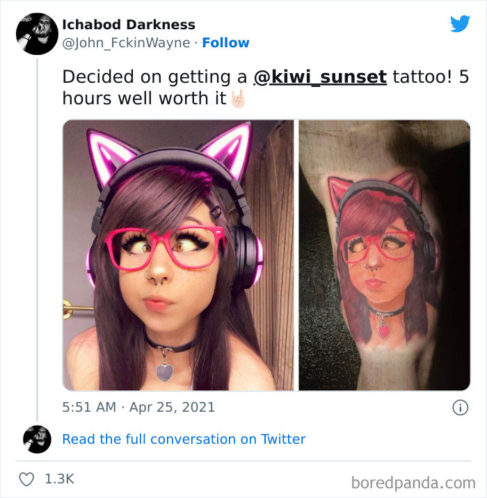 33. Getting A Bad Tattoo Of An Egirl Might Be The 2021 Version Of Hitting Rock Bottom