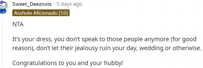 4. Don't let their jealousy ruin your day