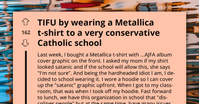 Redditor Rocks Metallica Tee To Catholic School, Gets Called Out For ‘Satanic Display’