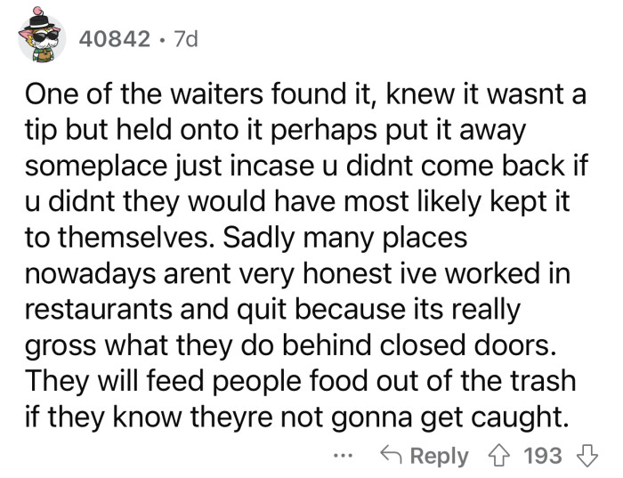 They needed more pressure to give up that envelope.