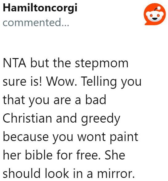 Refusing to work for free doesn't make one a bad Christian.