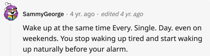 26. It might not work for everyone, but it’s worth a try.