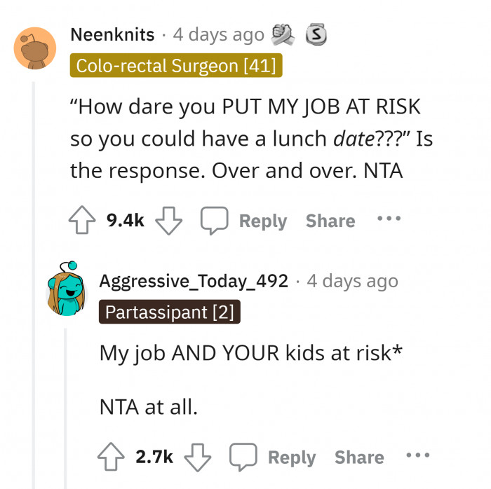 3. If you afford eating lunch outside, better hire some babysitter to sustain your dates without disturbing others.