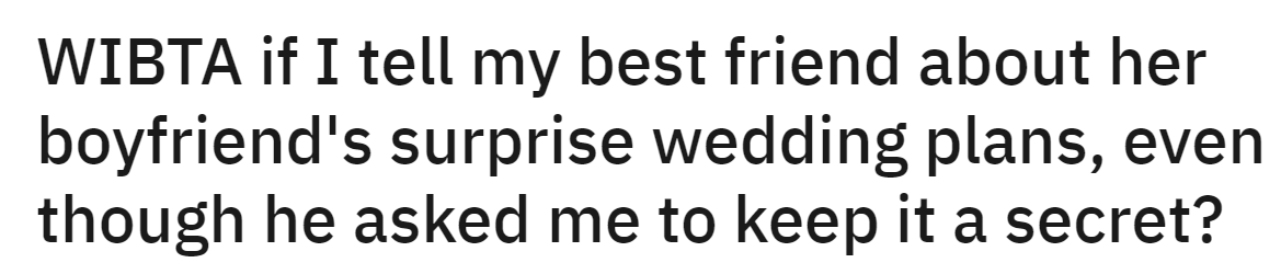 Here is the OP's dilemma: